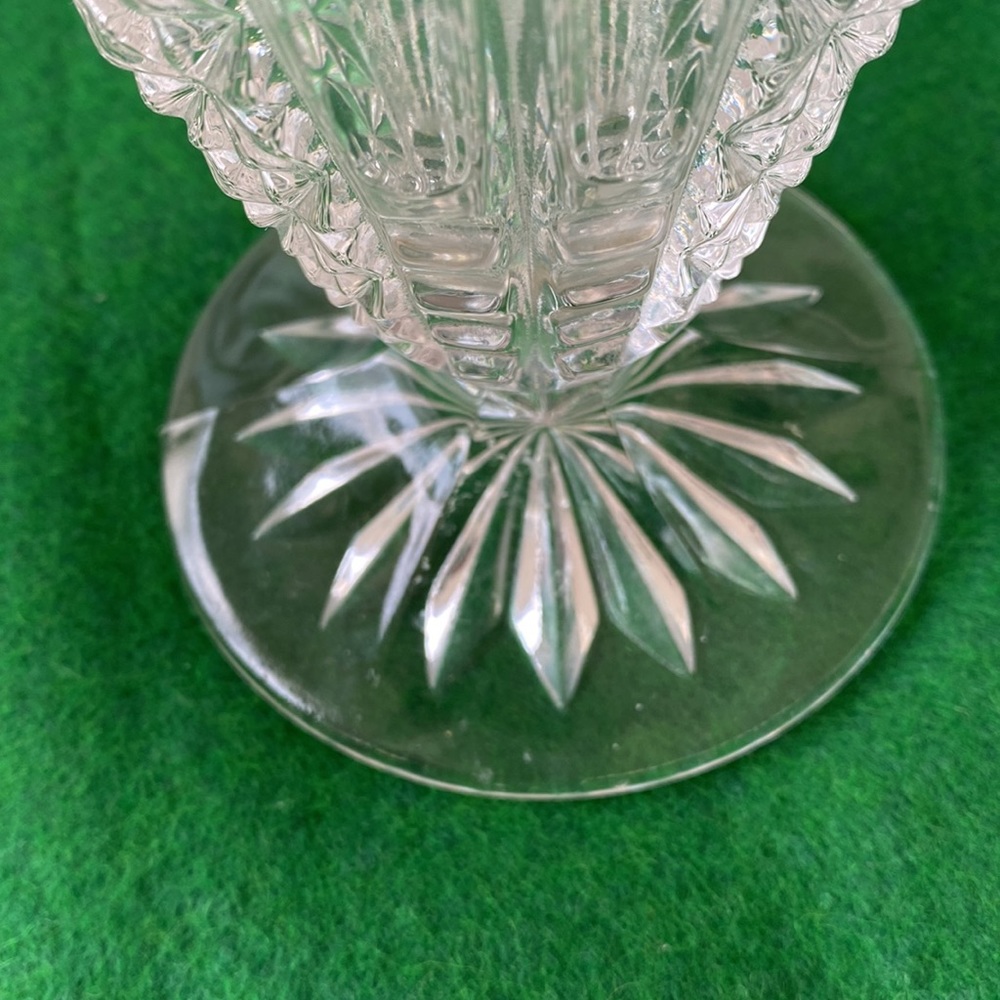 Hofbauer Byrds Cut Glass Flower Vase Vintage ‘60’s - Picture 7 of 8